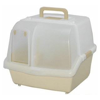 IRIS OHYAMA 愛麗思歐雅瑪 砂不漏貓便盆, 茶色, 1個