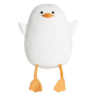 Mignon Mansion 萬歲鴨子絨毛玩偶, 40cm, 1個, 白色