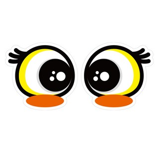 Mungkiwoldeu 高亮度維持安全距離反光貼紙 大型 Saeromi02, 1套, 混合顏色