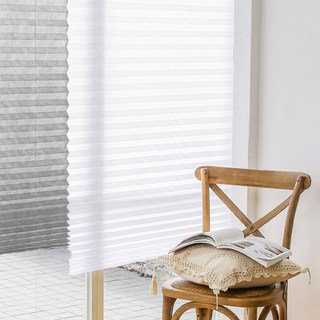 The Zari 黏貼式百葉窗2入 可防風、防寒、保護隱私 強力附著力 適用於所有季節 有效遮光和阻隔微小粉塵