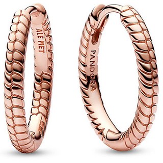 Pandora 女款 Moments 小型串飾圈式耳環