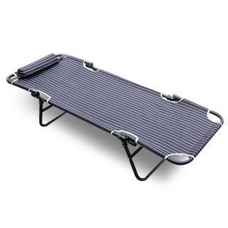 URBAN CAR 車用折疊式床, 黑色 + 白色 條紋