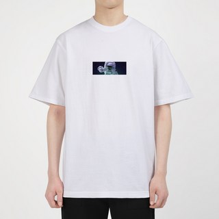 Axia 男款透氣太空盒形標誌短袖T恤 E04BRD_ABX10202