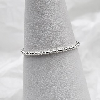 Deep Talk 女性疊戴圓珠925純銀戒指 RBJ115