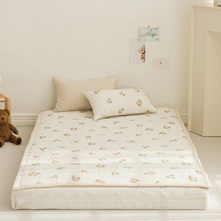 shez Home 人造絲孩童睡墊, 米色泰迪熊款