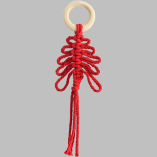 라보비아 겨울 홈데코 크리스마스 무드 집들이 포인트 벽걸이 감성숙소 스타일 마크라메 2p, 타입 K