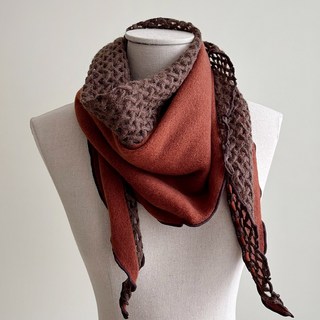 Vavisoo Dalloni 刷毛網眼圍巾