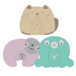 꼬사 애니멀 문쾅방지 안전 도어쿠션 3종, 고양이 + 문어 + 나무늘보, 1개