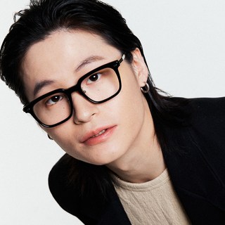 NUELEMEN 時尚基本方形粗框眼鏡