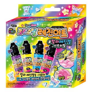 【咪咪世界】水晶樹脂藝術彩色樹脂凝膠4色筆芯, 單身的, 1個