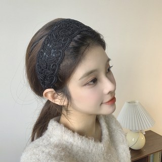 大蕾絲寬版髮帶
