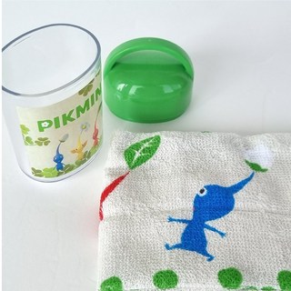 Skater 角色擦手巾 + 收納盒組合 OA5AG, 1套, 任天堂 皮克敏