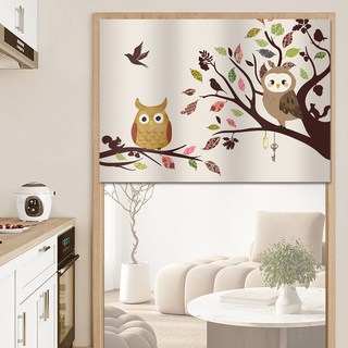 日式短簾, 樹影貓頭鷹