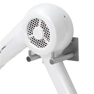 Iwooa 強力黏貼飯店式304不鏽鋼吹風機置物架, 1個, 單色