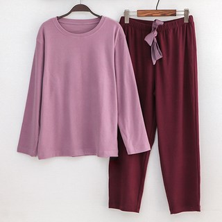 GLAM GONGGAM 女性胡迪蜜桃絨兩件式睡衣套裝