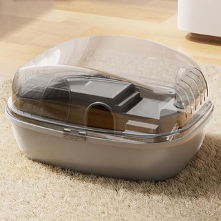 Lanboer 圓弧一體式倉鼠籠, 1個, 灰色