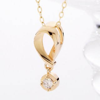 JuriEtte 女款日常莫桑石黛安娜金項鍊+贈品戒指+購物袋