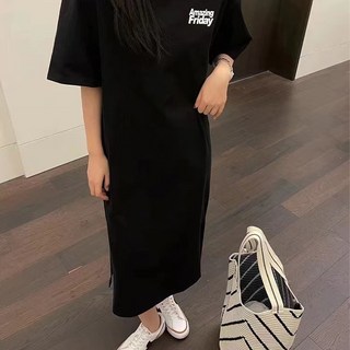 마켓에이 어메이징 프라이데이 롱 원피스 티셔츠 빅사이즈 포함