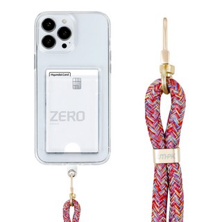 유스픽 카드 수납 젤하드 넥클리스 휴대폰 케이스