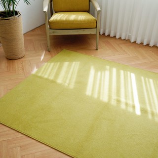 inroom Plain Soft 系列 素色短毛長方形地毯 橄欖綠, 150 x 200cm