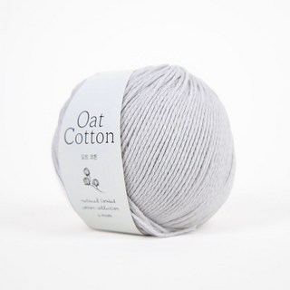 앵콜스 오트 코튼 뜨개실, 214 라이트그레이, 1개