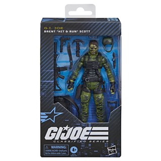 Hasbro 孩之寶 GI JOE 特種部隊精英系列6吋人物 Hit & Run, 1套