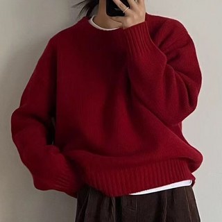 LUNA GIRL 女性Doritics寬鬆圓領針織衫 L25WKN102010