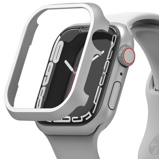 Noart Apple Watch 鋁金屬錶殼邊框錶殼, 銀色