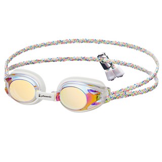 Phoenix 兒童用 Beluga 織物觸感防霧泳鏡 PJ-1505JM FB TA 1個, 款式隨機