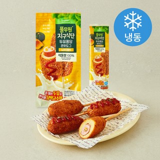 풀무원 지구식단 두유퐁당 콘핫도그 노란단호박 (냉동), 40g, 1개, 5개입