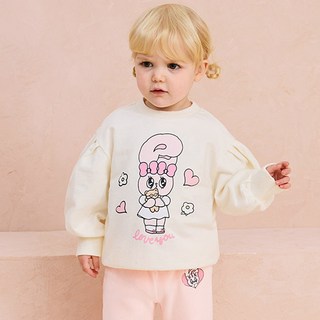 milkmile 女童 Esther Bunny Loveling Bear T恤