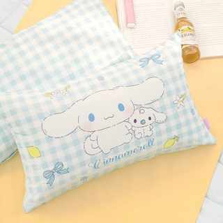 三麗鷗兒童角色細微格紋枕頭 含枕芯, 大耳狗喜拿