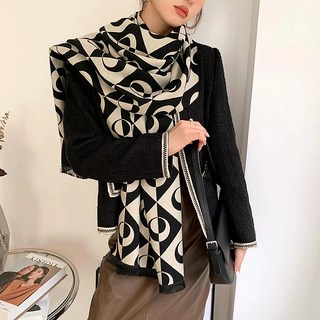 soosda 名人Olivia針織大尺寸圍巾披肩換季圍巾