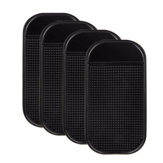 쎈나인 멀티 논슬립 접착식 패드 핸드폰 거치, 4개, 블랙