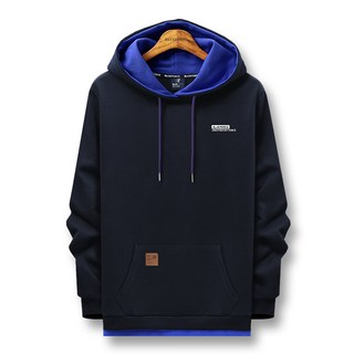 BLUEFORCE 拼色長袖連帽衛衣