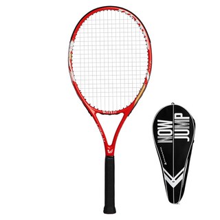 VWY 비비드컬러 탄소 초경량 테니스 라켓 + 전용백 세트, W-5017, 레드옐로우, 1개