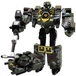 變形英雄 戰鬥戰車 坦克 變身機器人 玩具, 混合顏色, 1個