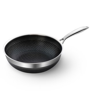 Cookcell 感應加熱陶瓷黑金版 IH 中式炒鍋 30cm 1入, 1個