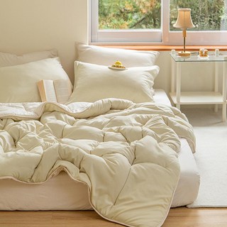 shez Home 柔軟起司水洗雙面涼被, 花生奶