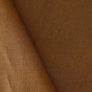 Cheonpam 11支日常風格亞麻布料, 焦糖色