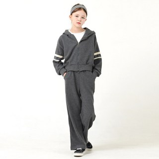 Kids Recipe 兒童Staff連帽拉鍊上下裝套裝