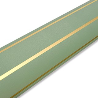 Good given 金色條紋捲筒包裝紙 10m, 深薄荷綠, 1個