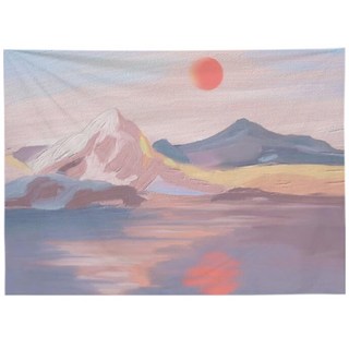 風景油畫背景布掛畫, 15號