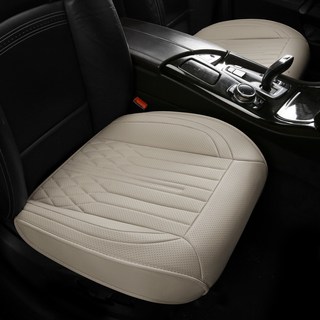 AUTOFIT 頂級皮革前座坐墊椅套, 棉米色, 1個