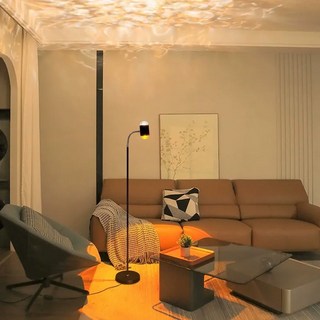 Beach照明LED日落立式長燈, 黑色