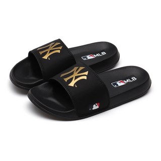 MLB 美國職業棒球大聯盟 紐約洋基 沙灘拖鞋, 黑色的, 260mm