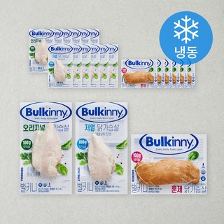 벌키니 닭가슴살 스키니 100g x 3종 x 7개입 세트 (냉동), 1세트