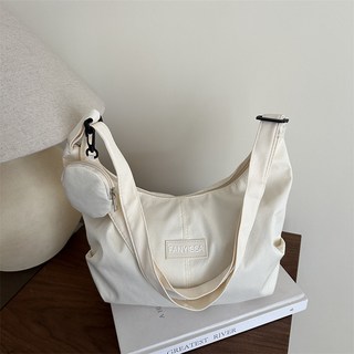 unheve 簡約餃子斜背包, 01 白色