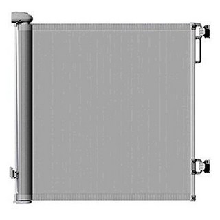 滑順伸縮長度可調折疊網狀滑動半自動隔板安全門, 1個, 灰色