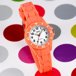 Q&Q 兒童款簡約粉彩休閒時尚手錶 VS66J